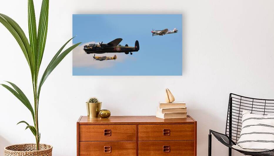 BBMF Lancaster Spitfire LF.IXe Spitfire PR X by Ross Sharp