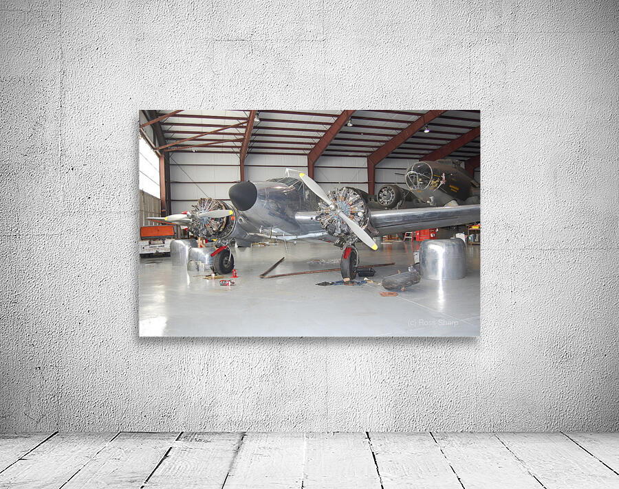 Beech C-45H winter maintenance Wall Preview