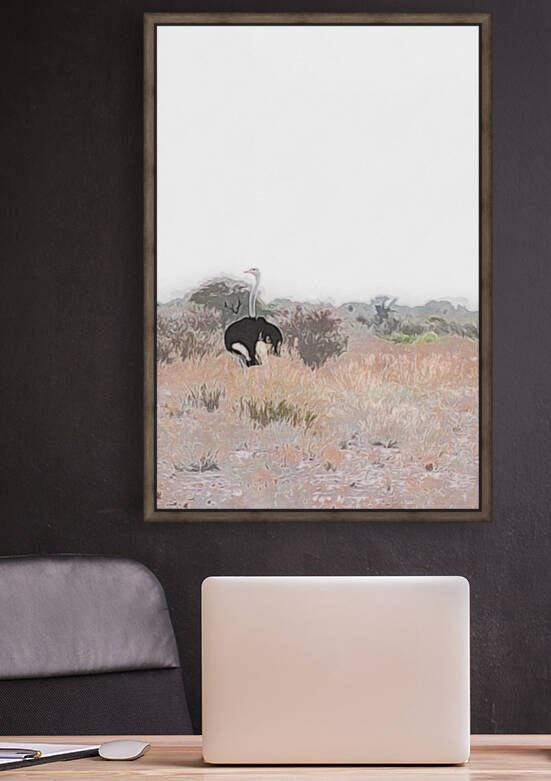 Ostrich II by Karen Sheean