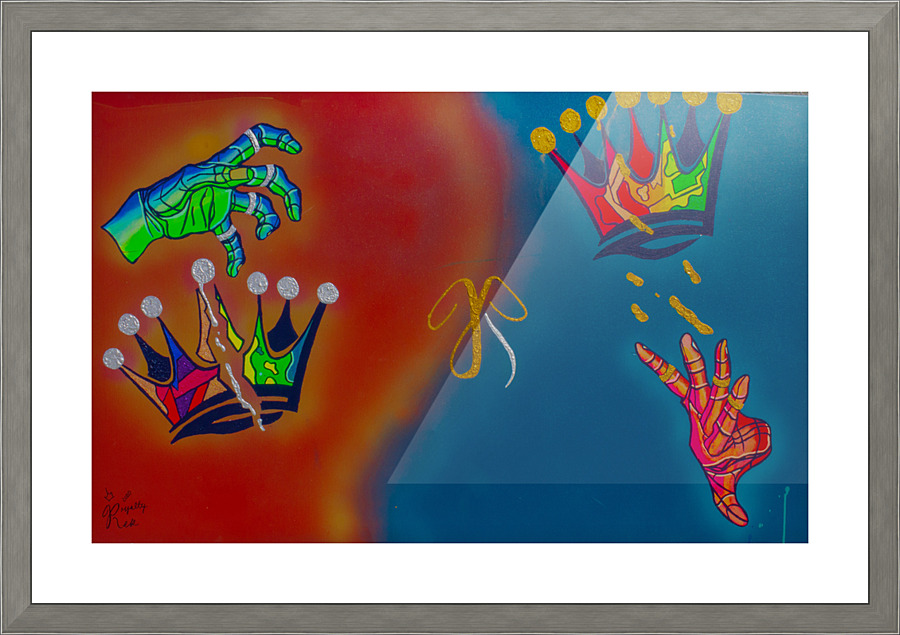 King vs King Picture Frame print