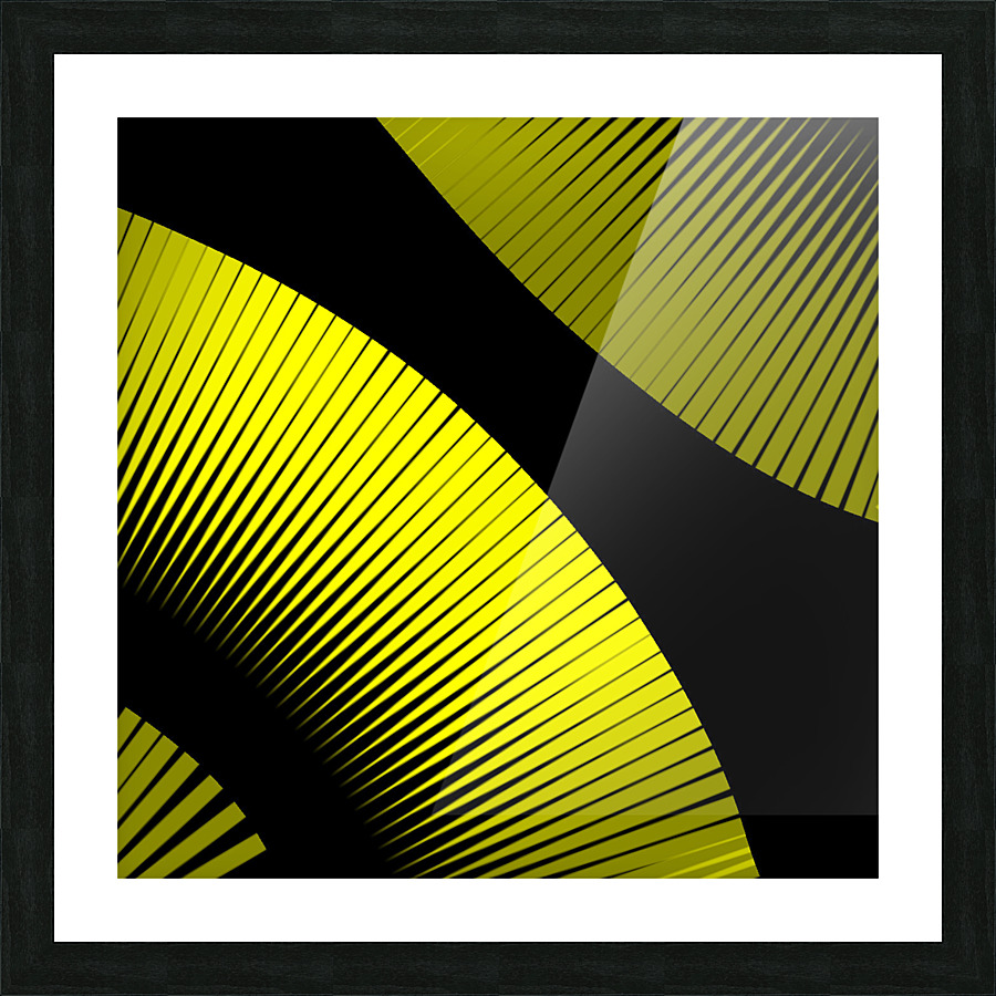 yellow light Picture Frame print