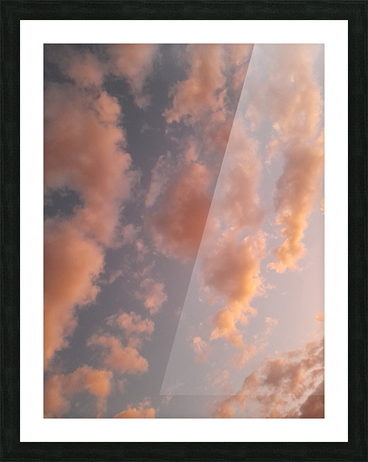 Pink sky Picture Frame print