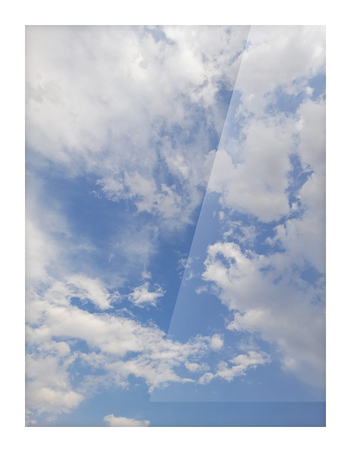 Blue sky Picture Frame print