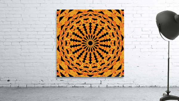 the orange circle Wall Preview