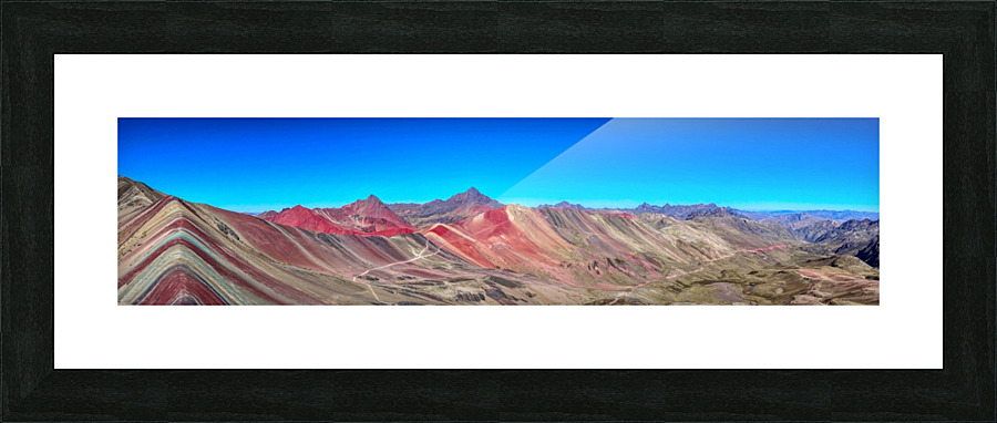 Rainbow Mountain - Peru Picture Frame print