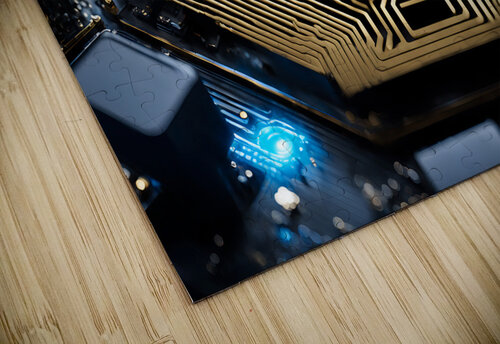 pc with graphite components chrome and unique gra Benoit Lagace puzzle