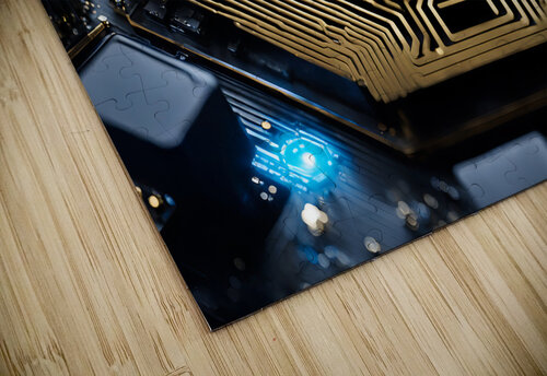 pc with graphite components chrome and unique gra Benoit Lagace puzzle