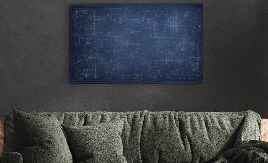 complicated small circuits schematics on a large by Benoit Lagace