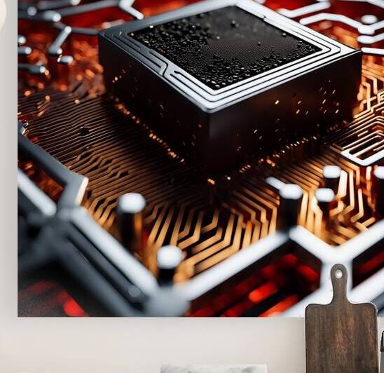 pc with graphene components chrome and unique gra by Benoit Lagace