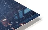 complicated small circuits schematics on a large HD Metal print