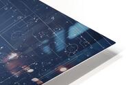 complicated small circuits schematics on a large HD Metal print