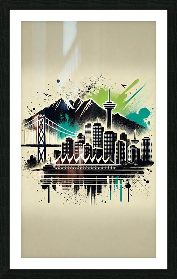 Vancouver Vibes Picture Frame print