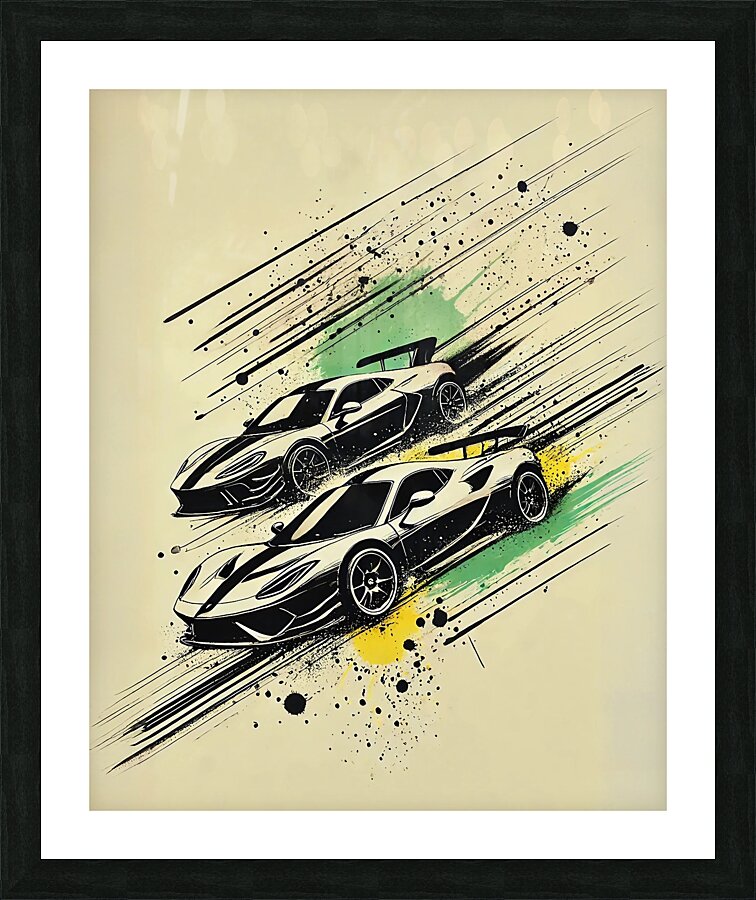 Dual Velocity Picture Frame print