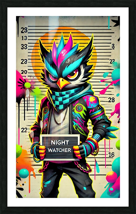 Night Watcher Picture Frame print