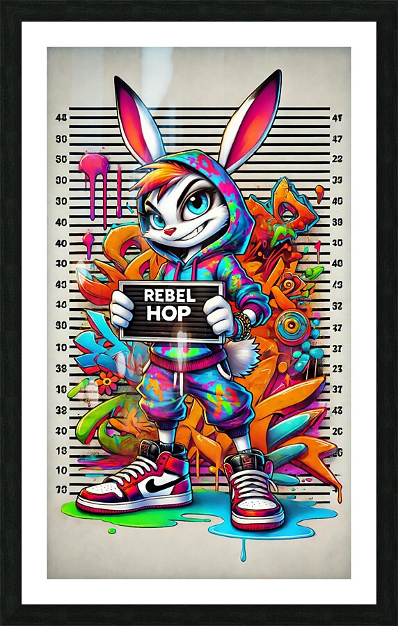 Rebel Hop Picture Frame print