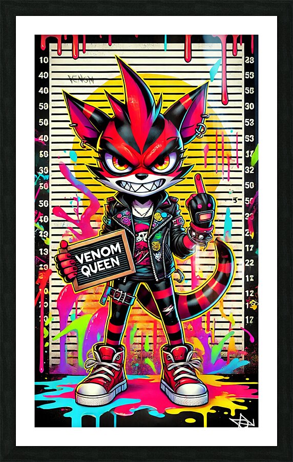 Venom Queen Picture Frame print