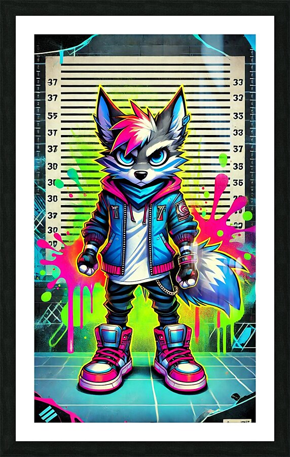 Electric Fur 38 Picture Frame print