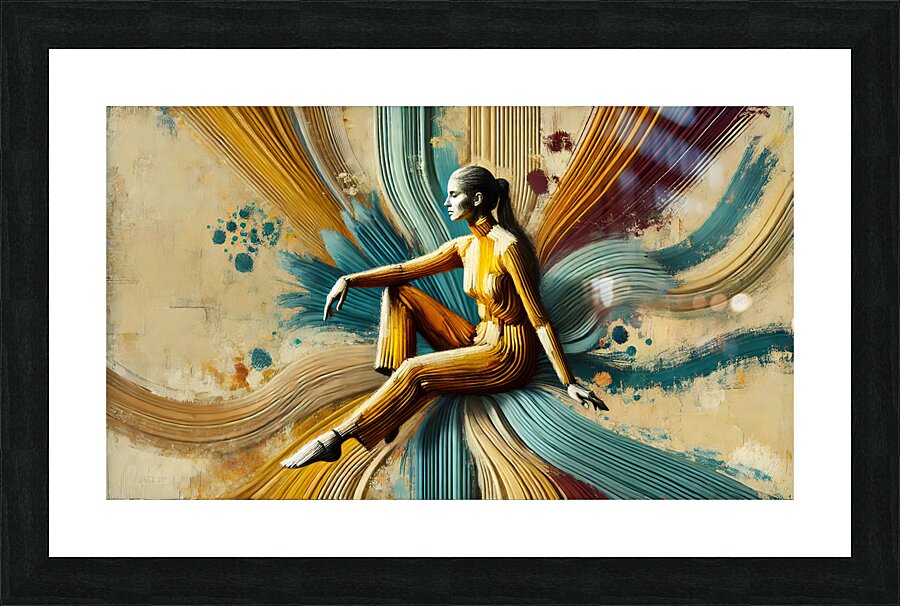 Flowing Serenity Picture Frame print