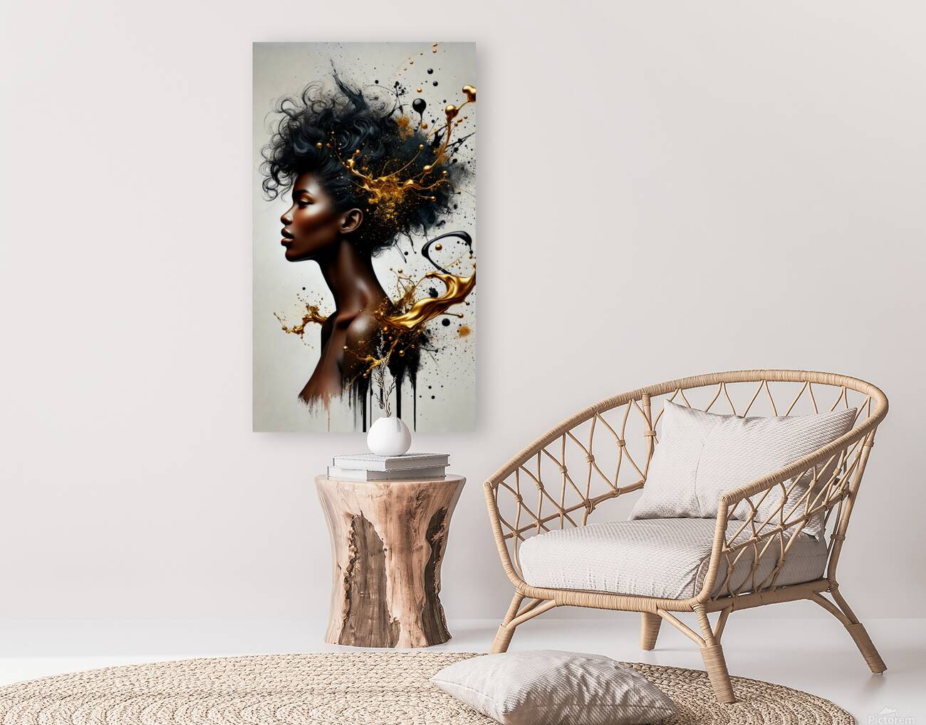 Ebony Radiance  Reproduction