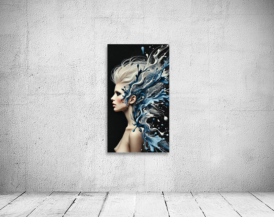 Blue Fluidity Wall Preview
