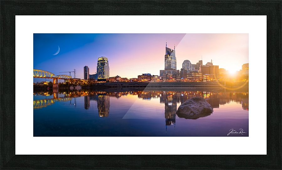 Nashville Sunset Picture Frame print