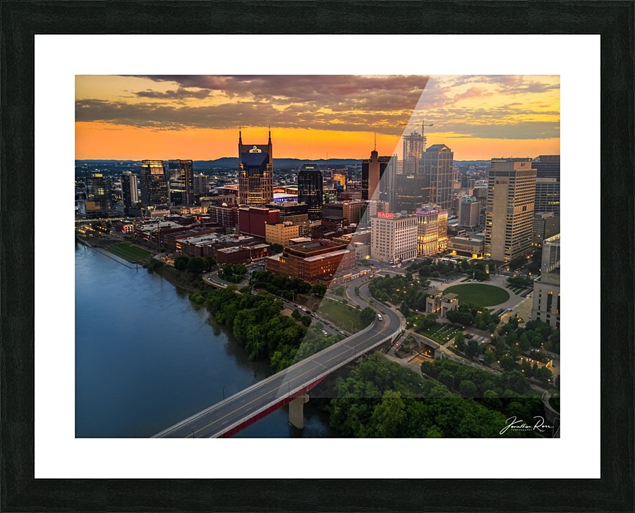 Nashville Sunset Picture Frame print