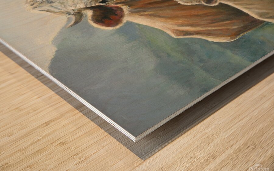 Peace In The Pasture Wood print