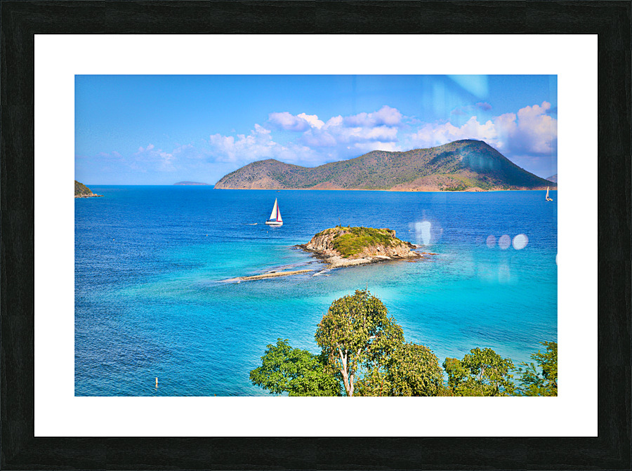 St John U.S.V.I. Picture Frame print