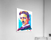 Nikola Tesla art Acrylic Print