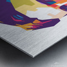 Nikola Tesla art Metal print