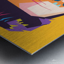 Johnny Cash wpap art Metal print