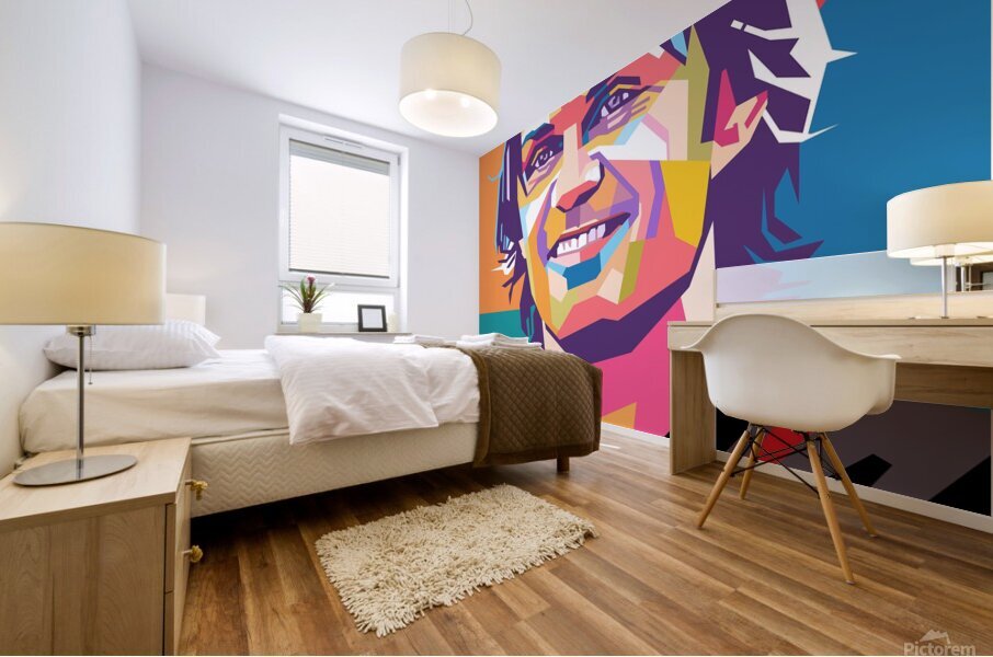 Paolo Maldini wpap art Mural print