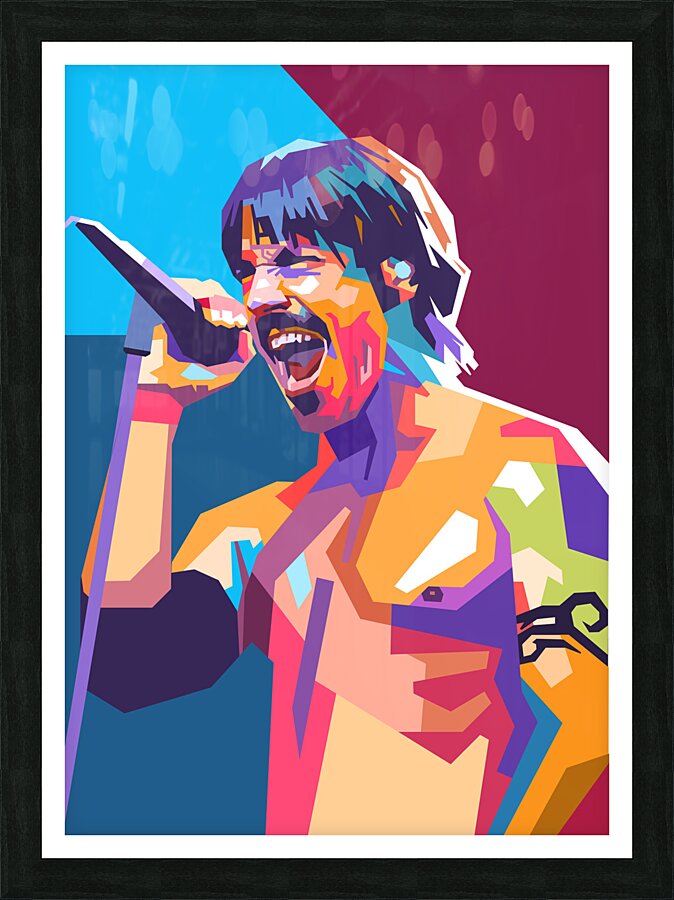 Anthony Kiedis art Picture Frame print
