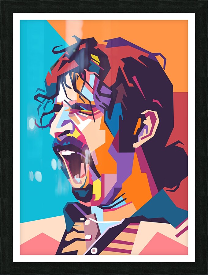 Frank Zappa art Picture Frame print