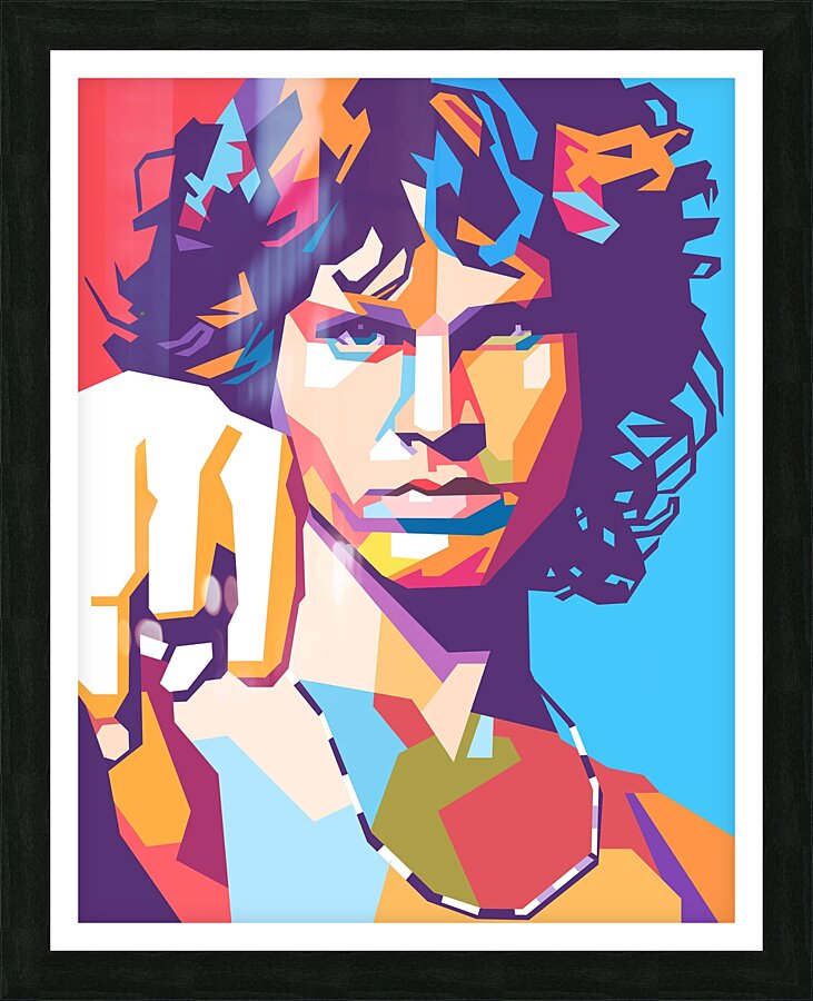Jim Morrison art Picture Frame print