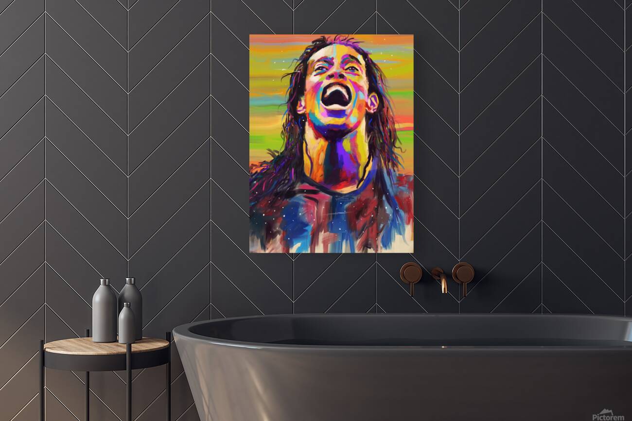 Ronaldinho art Reproduction