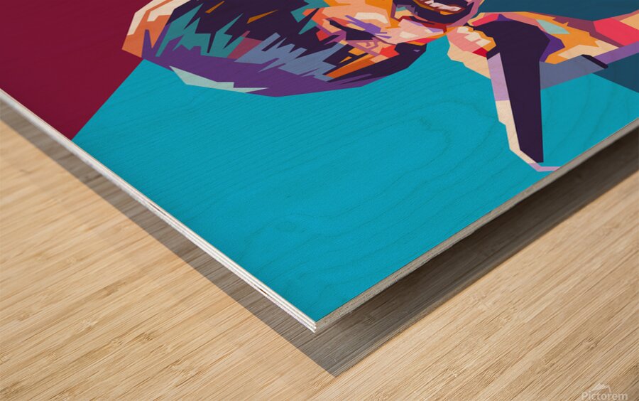 Anthony Kiedis art Wood print