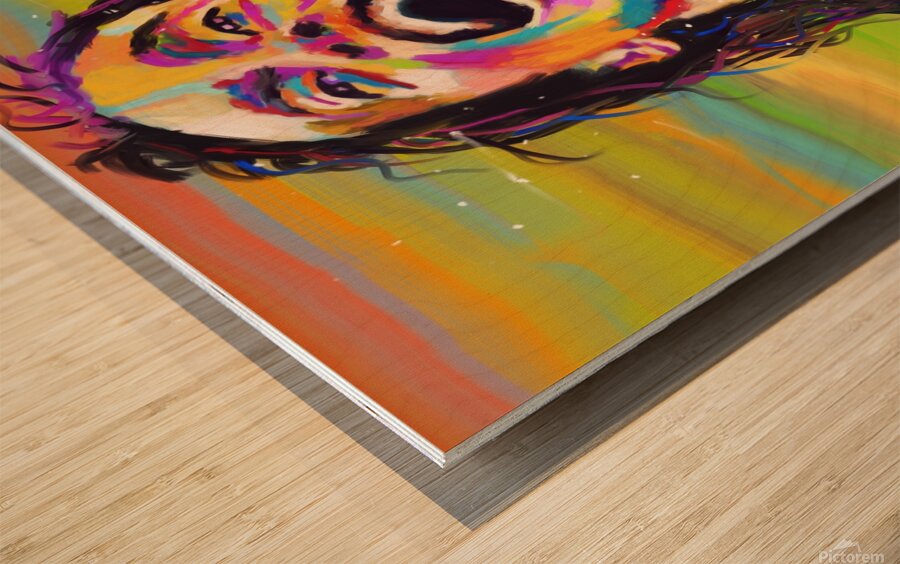 Ronaldinho art Wood print