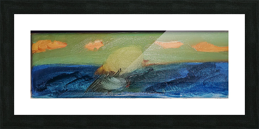 Creating Waves Picture Frame print