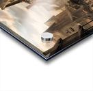 A busting 1800s town Acrylic print