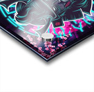 Futuristic samurai mask Acrylic print