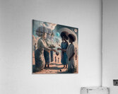 Black Scientistes in an anciens style  Acrylic Print