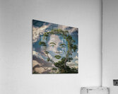 Womans face silhouette  Acrylic Print