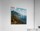  beautiful view overlooking the sea and the mountain Acrylic Print