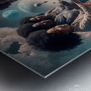 Black Scientistes in an anciens style  Metal print