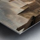 A busting 1800s town Metal print