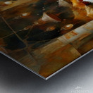 A Moroccan market  Metal print