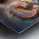 Une femme d Une beaute irreelle rencontre un homme au charme mysterieux  Metal print