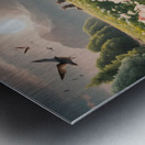 Des oiseaux volent  Metal print