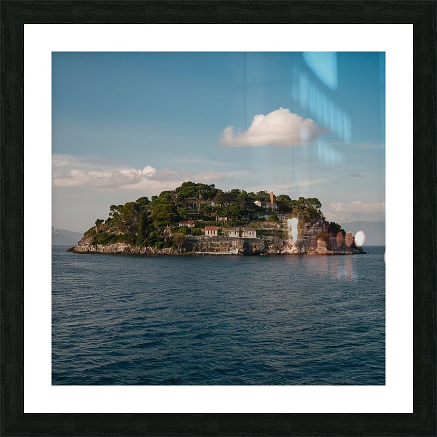 Sea Island Picture Frame print